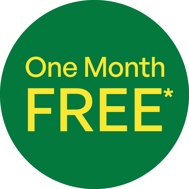 One Month free
